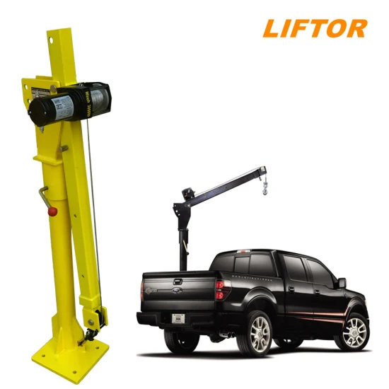 Liftor 500/1000kg 2000lbs Giappone Idraulico Mobile Elettrico Mini Pickup Jib RC Gru portatile montata su camion Legname Crawler Spider Crane Ztc250V531 Prezzo in vendita